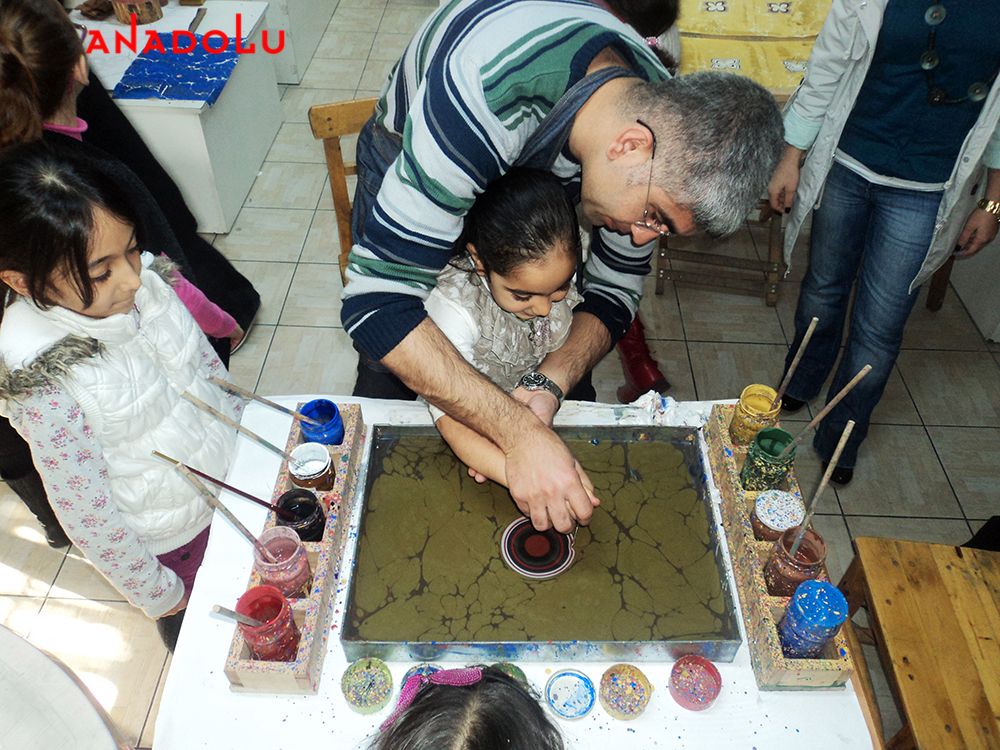 Çocuklar İçin Ebru Atölyesi Bursa