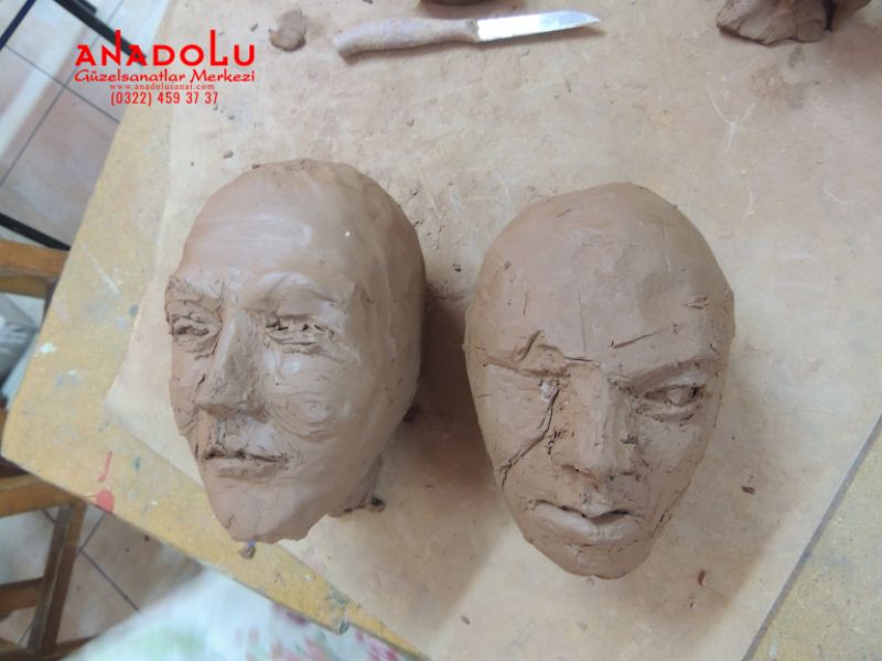 Kafatası Modelleme Heykel Dersi Bursa
