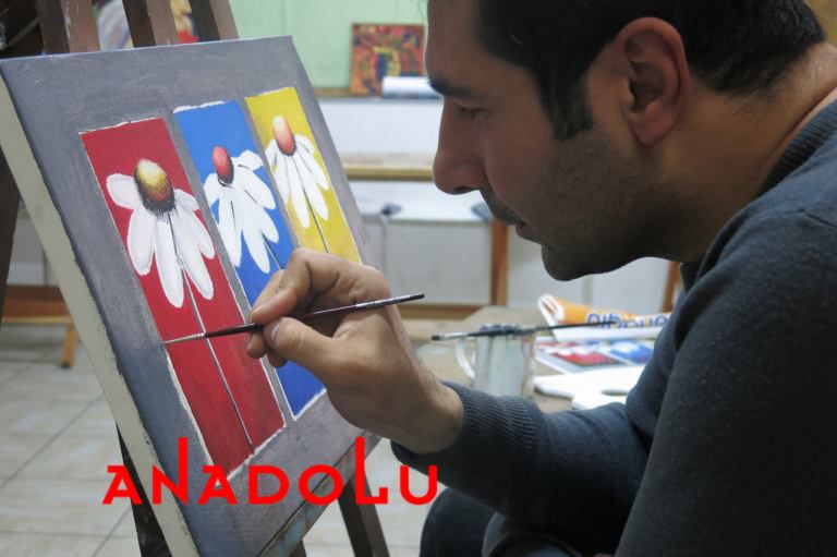 Yağlıboya Çiçek Çizimleri Bursa