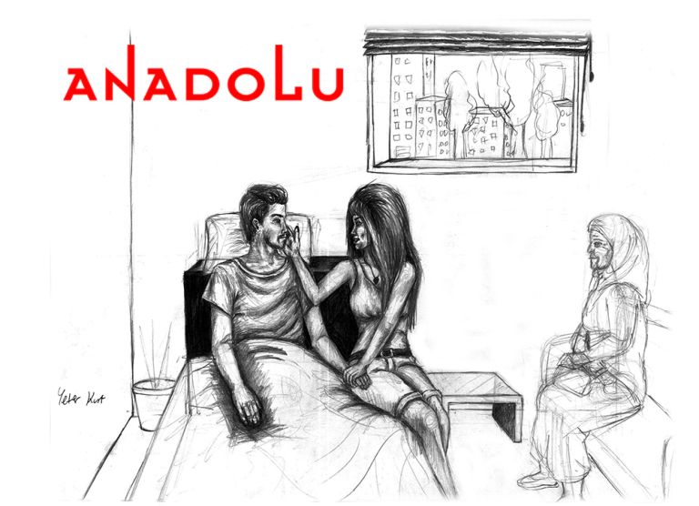 Karakalem İmgesel Hasta Ziyareti Bursa