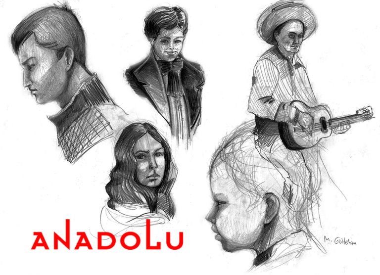 Karakalem İnsan Çizim Çalışmaları Bursa