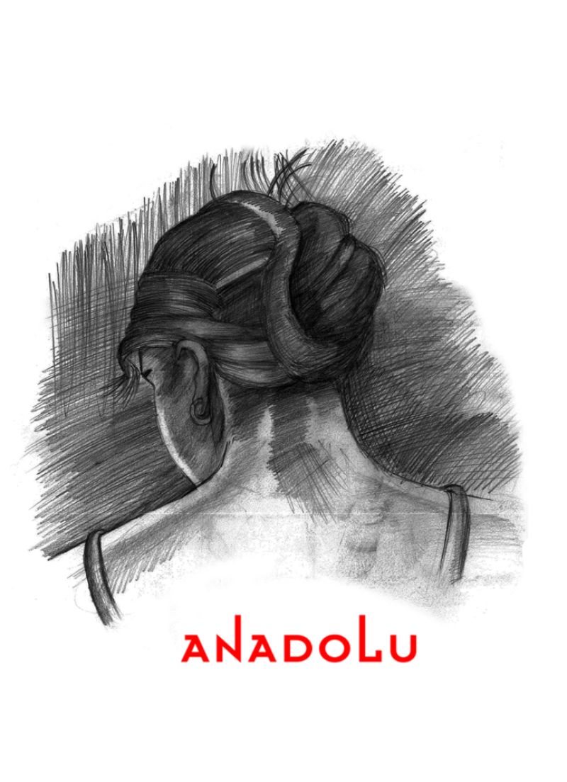 karakalem Arkadan İnsan Yüzü Çizimleri Bursa